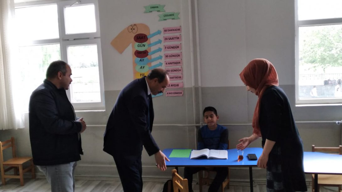 İlçe Müdürümüzün Şehit Serkan Gençer İlkokulu Ziyareti