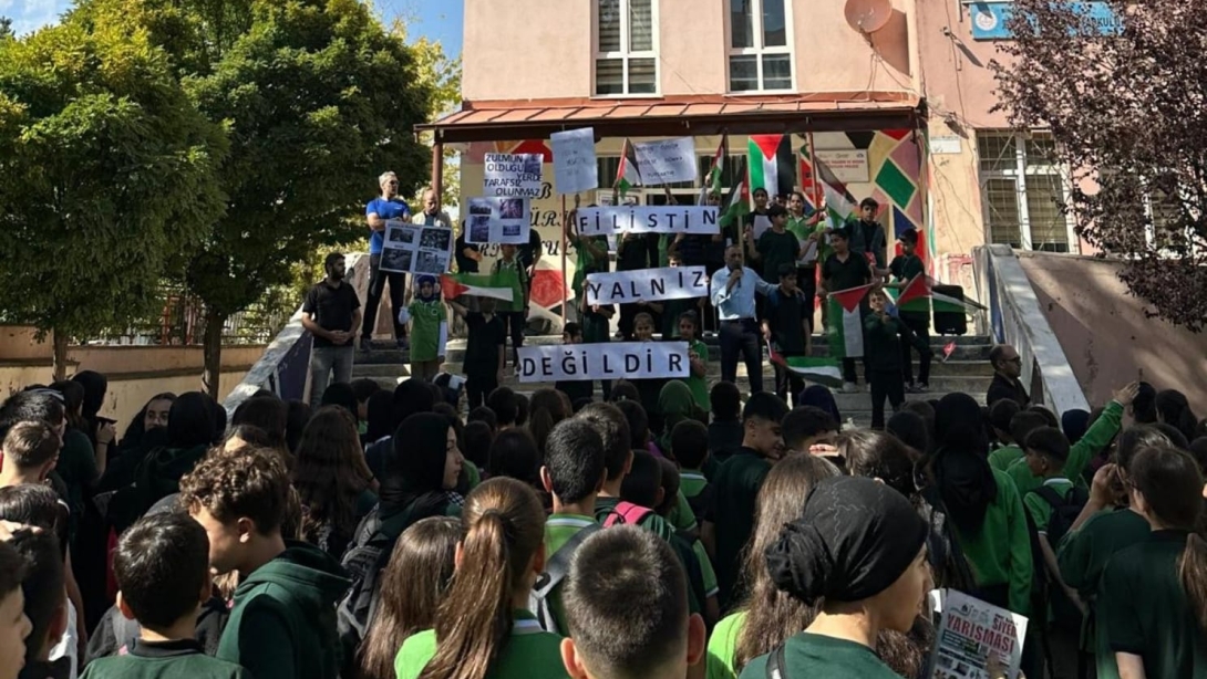 Okullarımızda Filistin Farkındalık Etkinlikleri Gerçekleştirildi.